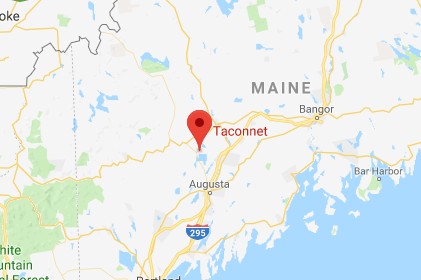 map of maine
