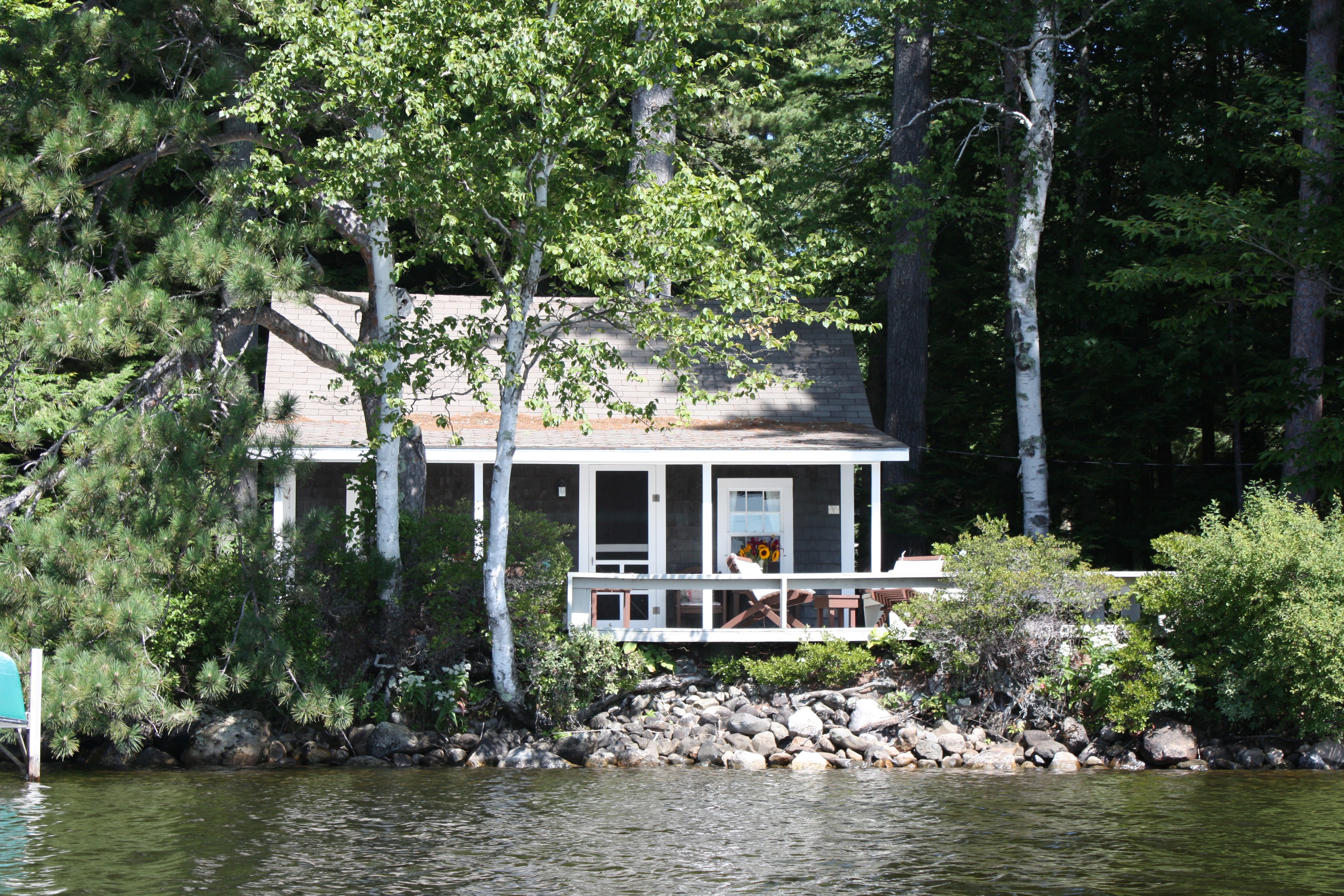 lake-side cottage